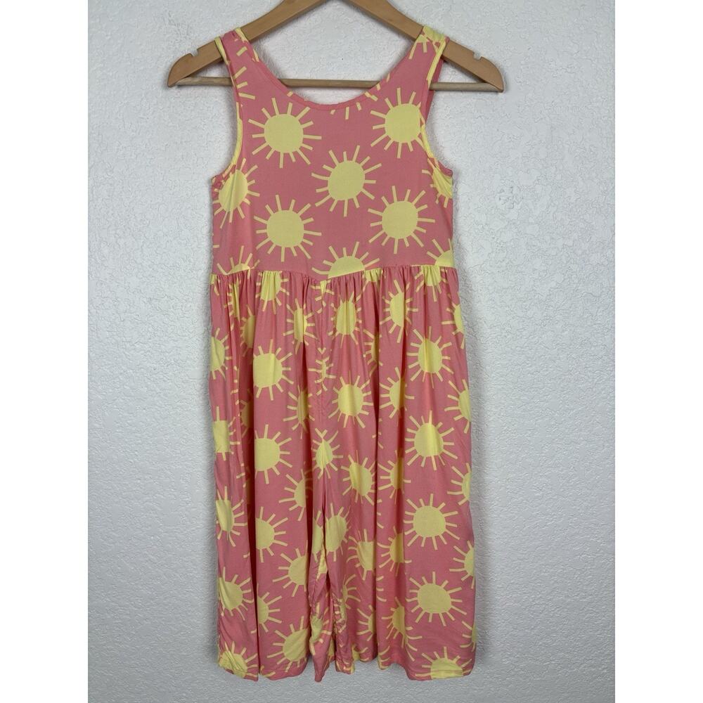 TUCKER & TATE Girls Romper Sz Small Pink Sun Summer Colorful Vacation Beach